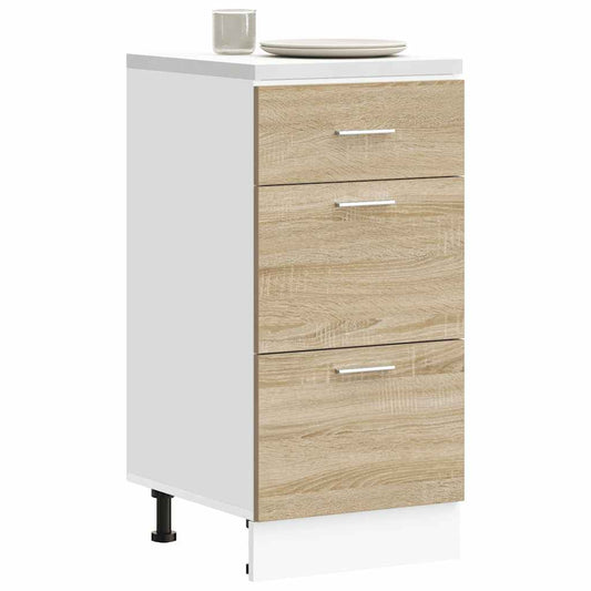 vidaXL Ντουλάπι "Lyon" Sonoma Δρυς 40x46x81,5 εκ. από Τεχνητό Ξύλο