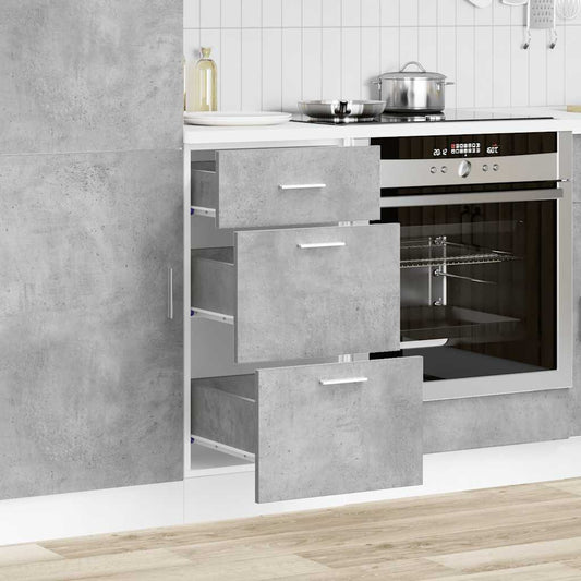 vidaXL Ντουλάπι "Lyon" Γκρι από Σκυρόδεμα 40x46x81,5 εκ. από Τεχνητό Ξύλο