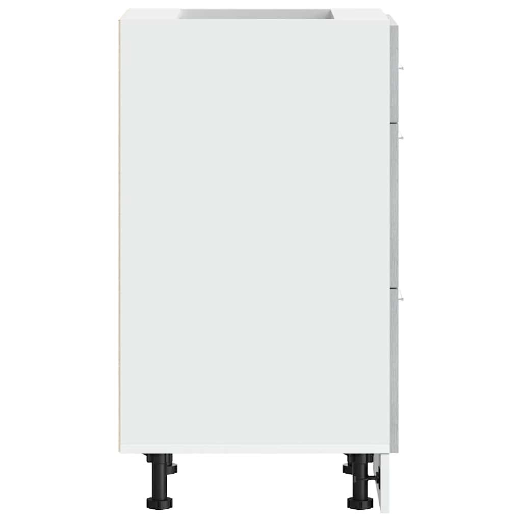 vidaXL Ντουλάπι "Lyon" Γκρι Sonoma 40x46x81,5 εκ. από Τεχνητό Ξύλο