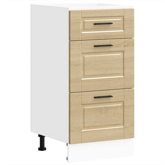 vidaXL ντουλάπι βάσης κουζίνας Porto Δρυς sonoma κατασκευασμένο ξύλο