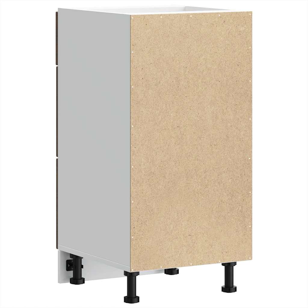 vidaXL ντουλάπι βάσης κουζίνας Porto Καφέ Δρυς κατασκευασμένο ξύλο