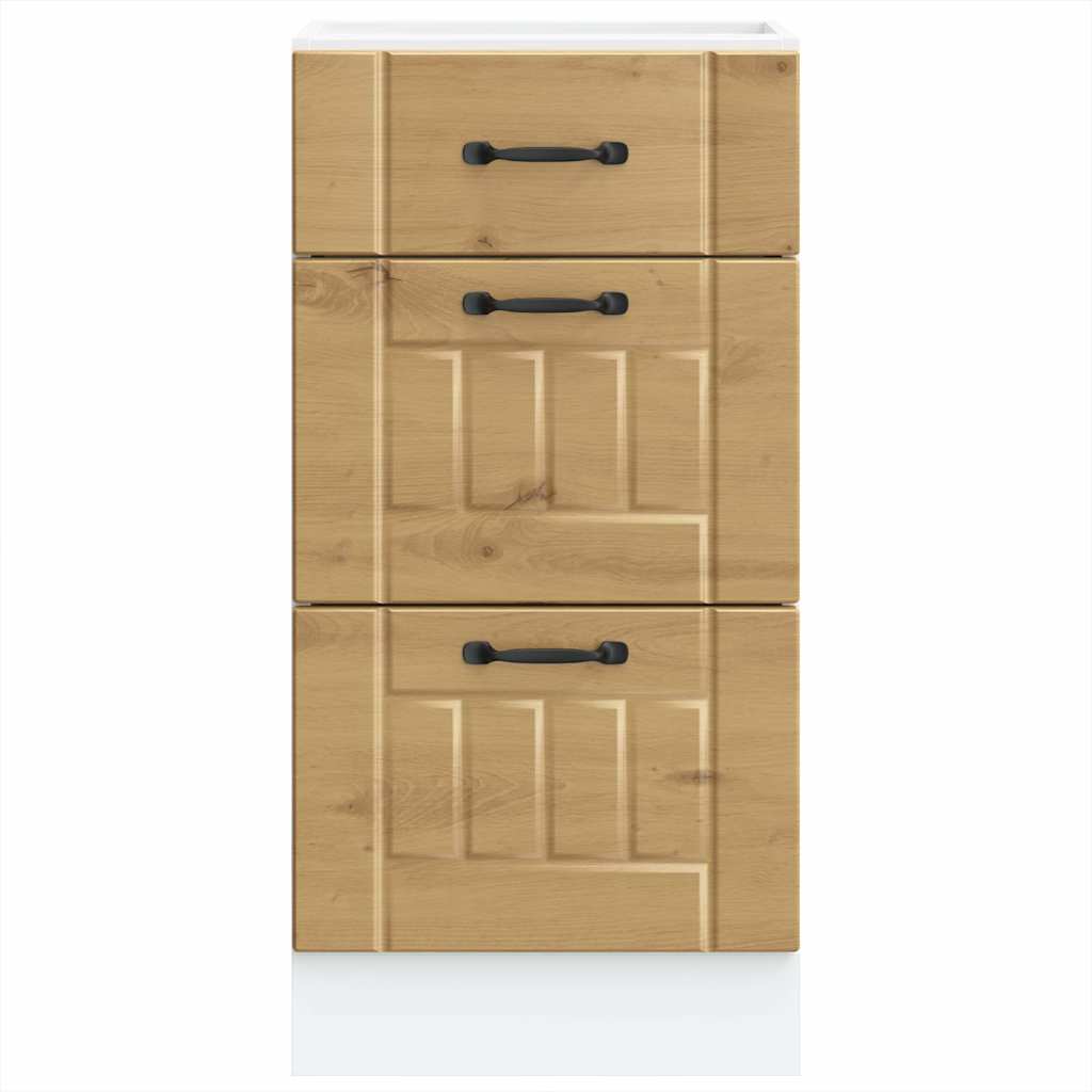 vidaXL ντουλάπι βάσης κουζίνας Lucca Δρυς τεχνίτης κατασκευασμένο ξύλο