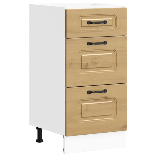 vidaXL ντουλάπι βάσης κουζίνας Kalmar Τεχνίτης Δρυς από Τεχν. Ξύλο