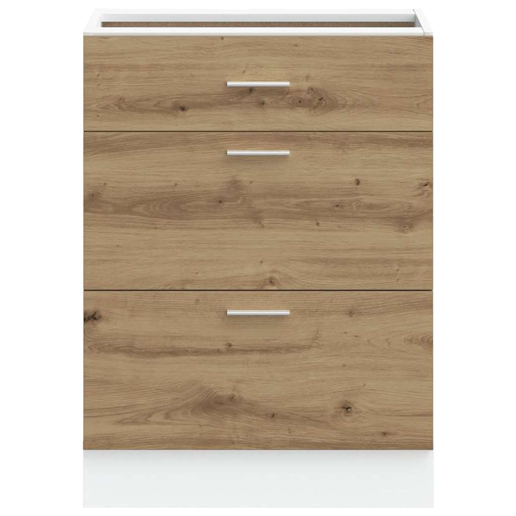 vidaXL ντουλάπι βάσης κουζίνας Lyon Δρυς τεχνίτης κατασκευασμένο ξύλο