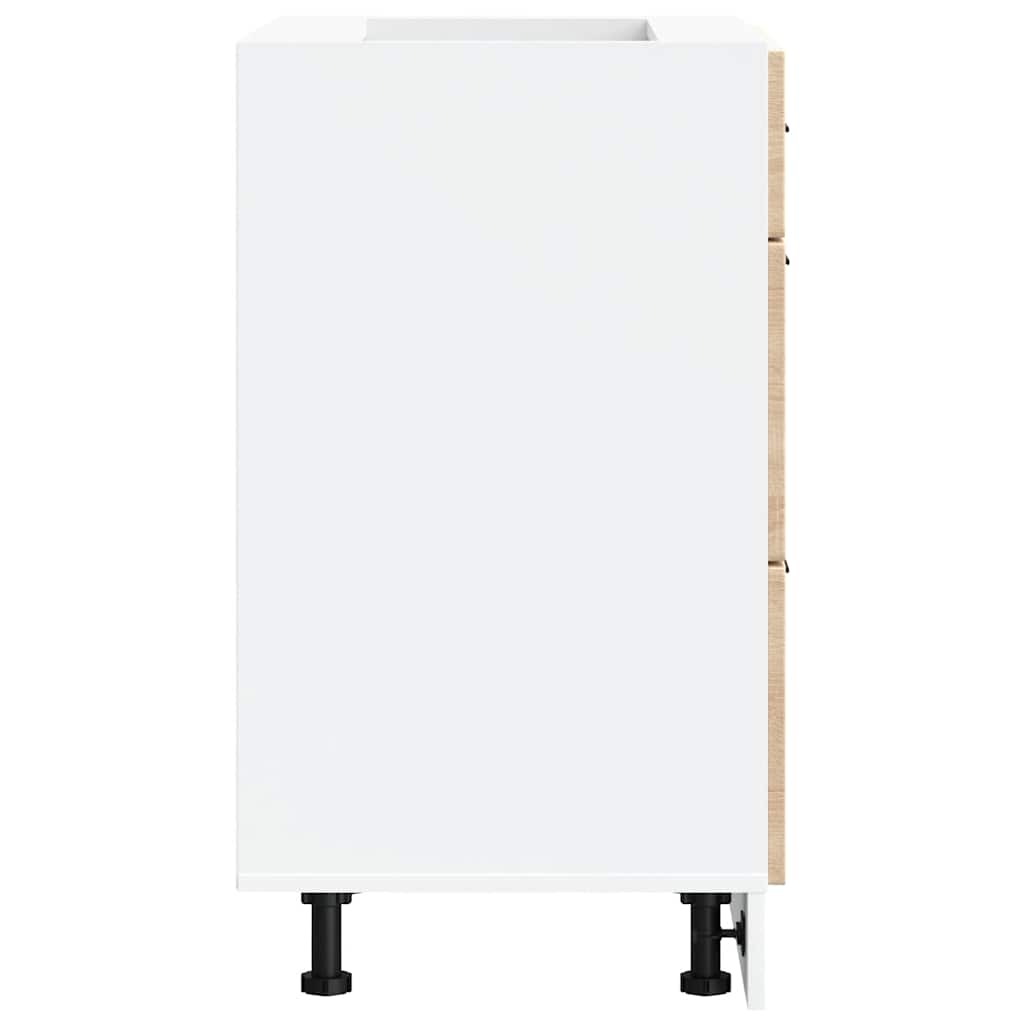 vidaXL ντουλάπι βάσης κουζίνας Porto Δρυς sonoma κατασκευασμένο ξύλο