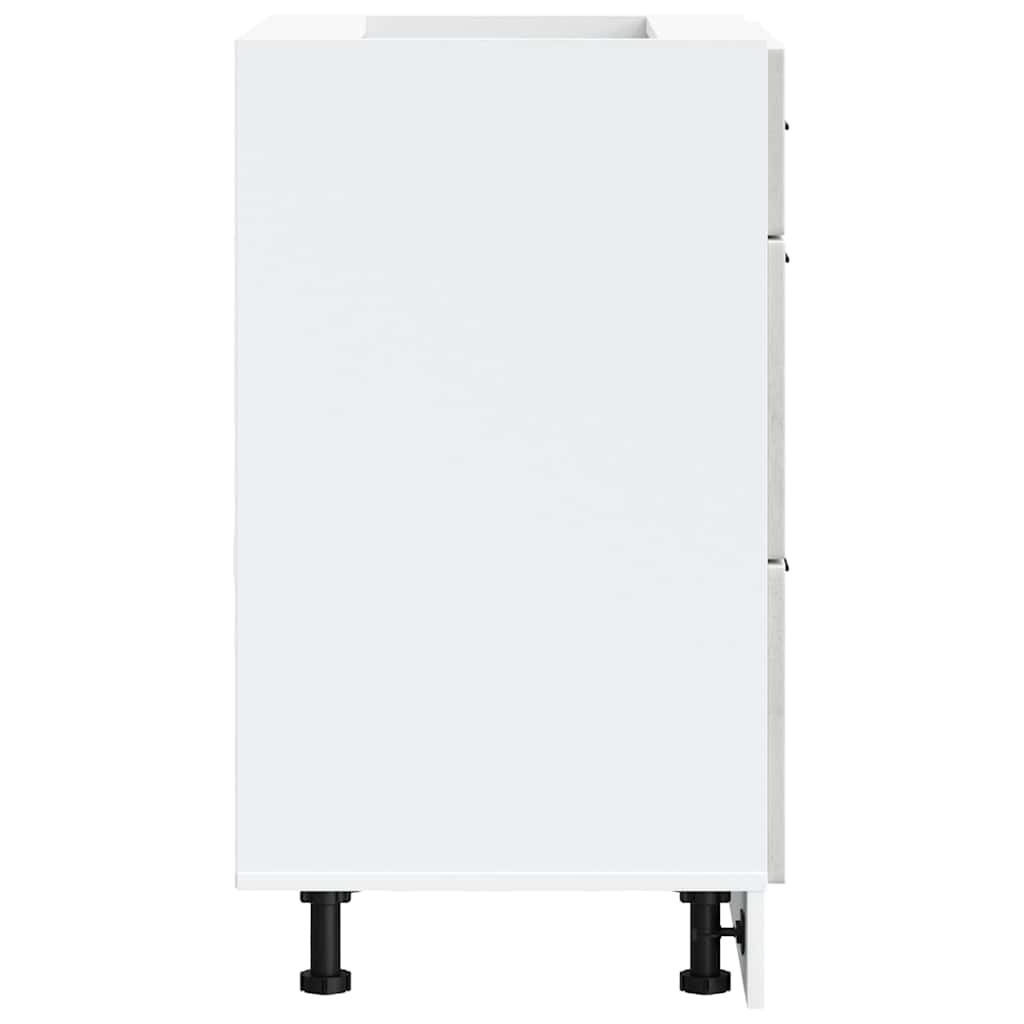 vidaXL ντουλάπι βάσης κουζίνας Porto Μπετόν Γκρι κατασκευασμένο ξύλο