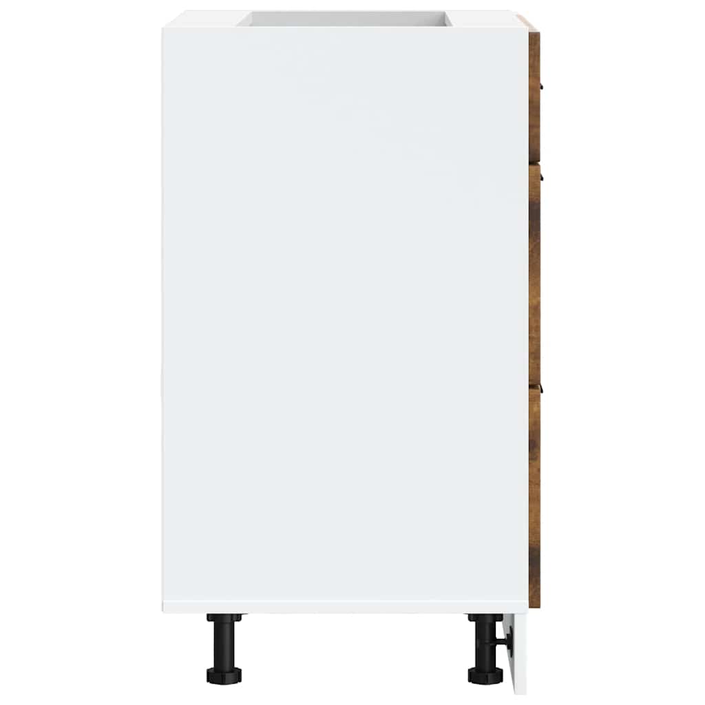 vidaXL ντουλάπι βάσης κουζίνας Porto Καπνιστή βελανιδιά