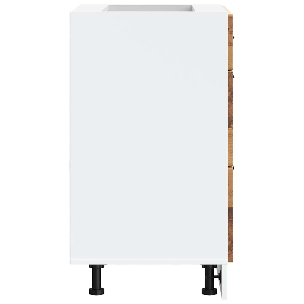 vidaXL ντουλάπι βάσης κουζίνας Porto Παλαιό ξύλο κατασκευασμένο ξύλο