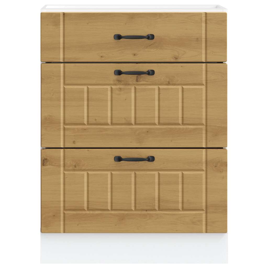 vidaXL ντουλάπι βάσης κουζίνας Lucca Δρυς τεχνίτης κατασκευασμένο ξύλο