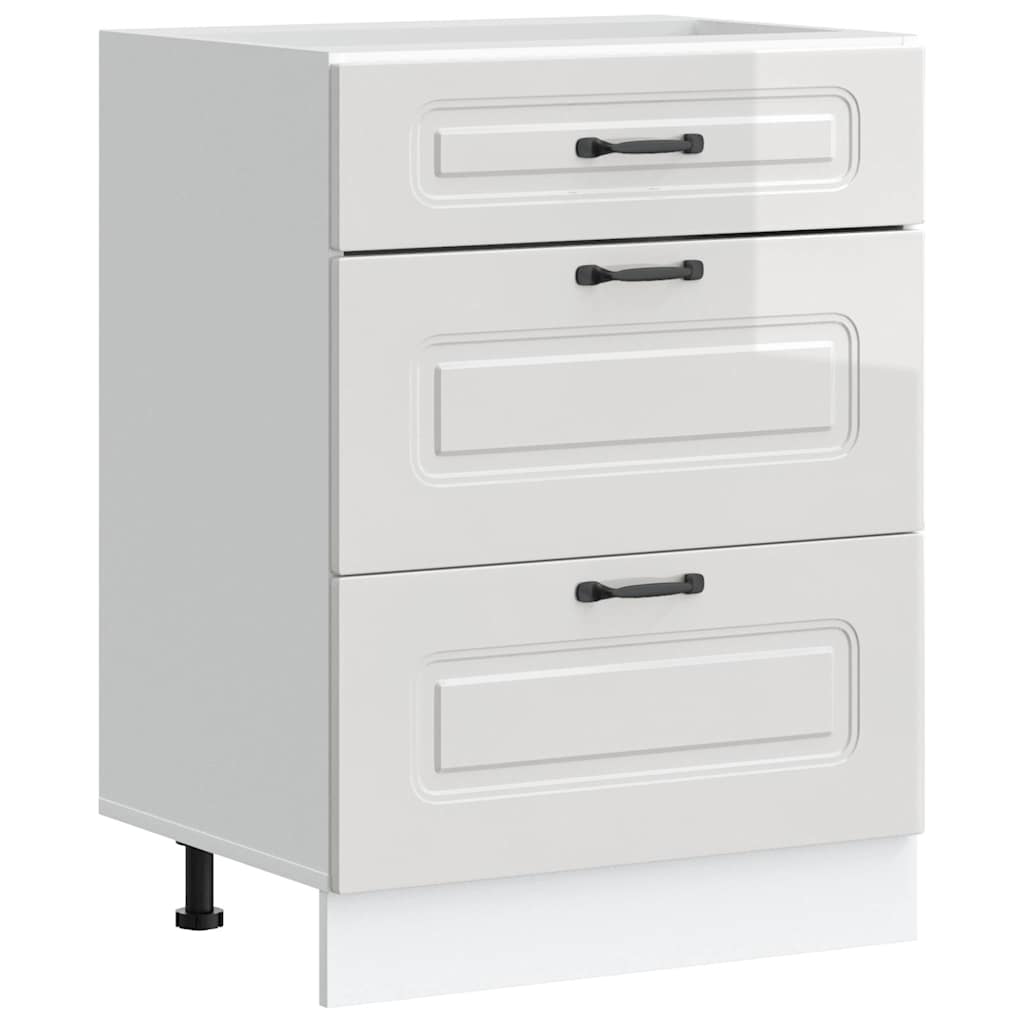 vidaXL ντουλάπι βάσης κουζίνας Kalmar από Επεξεργασμένο Ξύλο