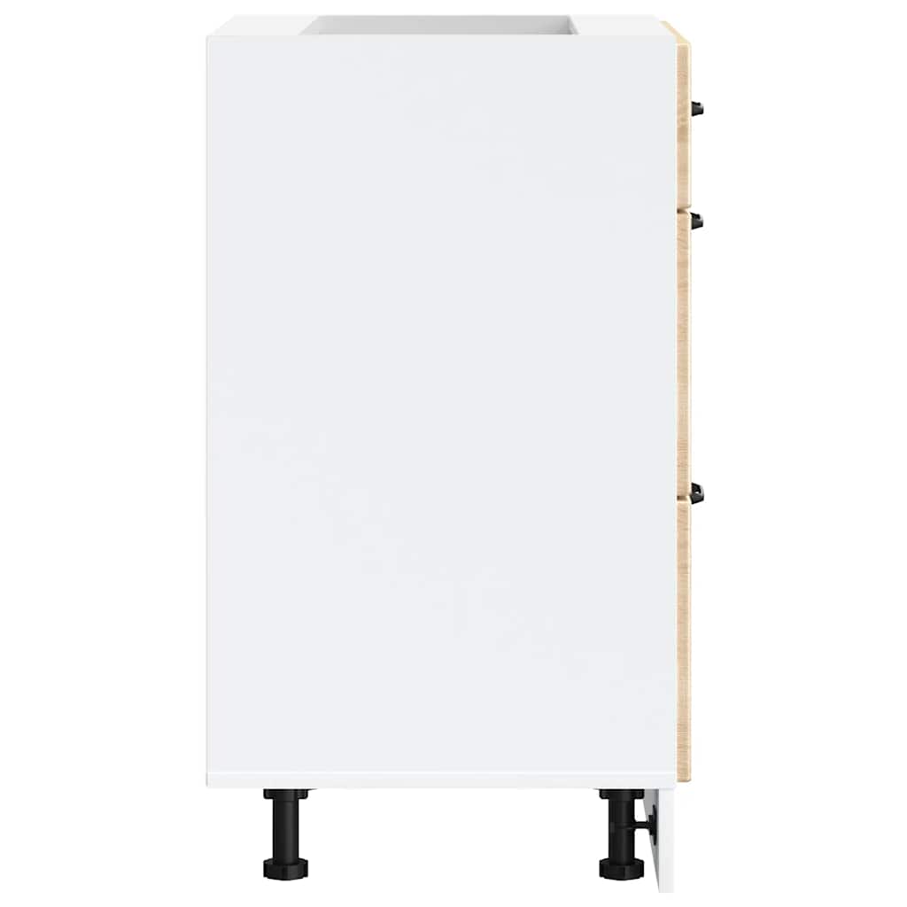 vidaXL ντουλάπι βάσης κουζίνας Kalmar Sonoma δρυς Επεξεργασμένο Ξύλο