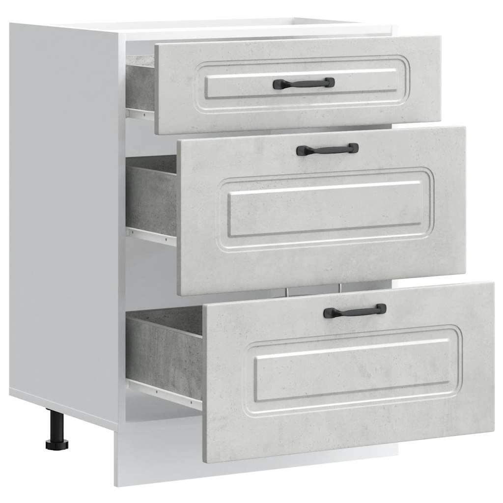 vidaXL ντουλάπι βάσης κουζίνας Kalmar από Επεξεργασμένο Ξύλο