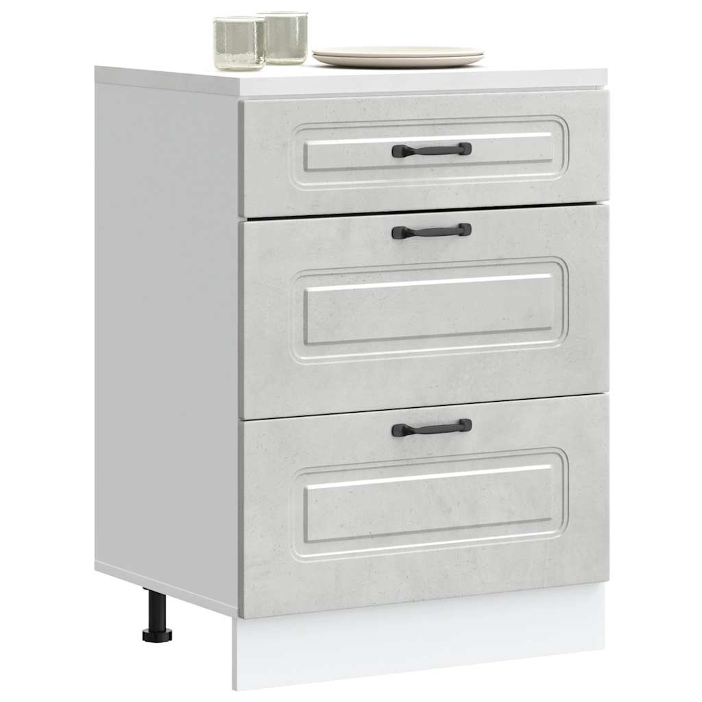 vidaXL ντουλάπι βάσης κουζίνας Kalmar από Επεξεργασμένο Ξύλο