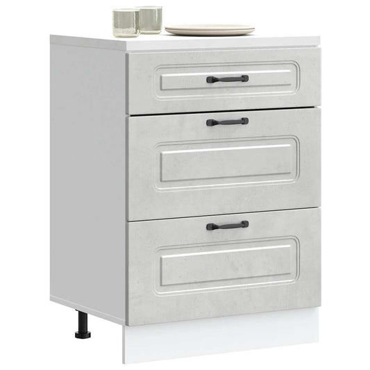 vidaXL ντουλάπι βάσης κουζίνας Kalmar από Επεξεργασμένο Ξύλο