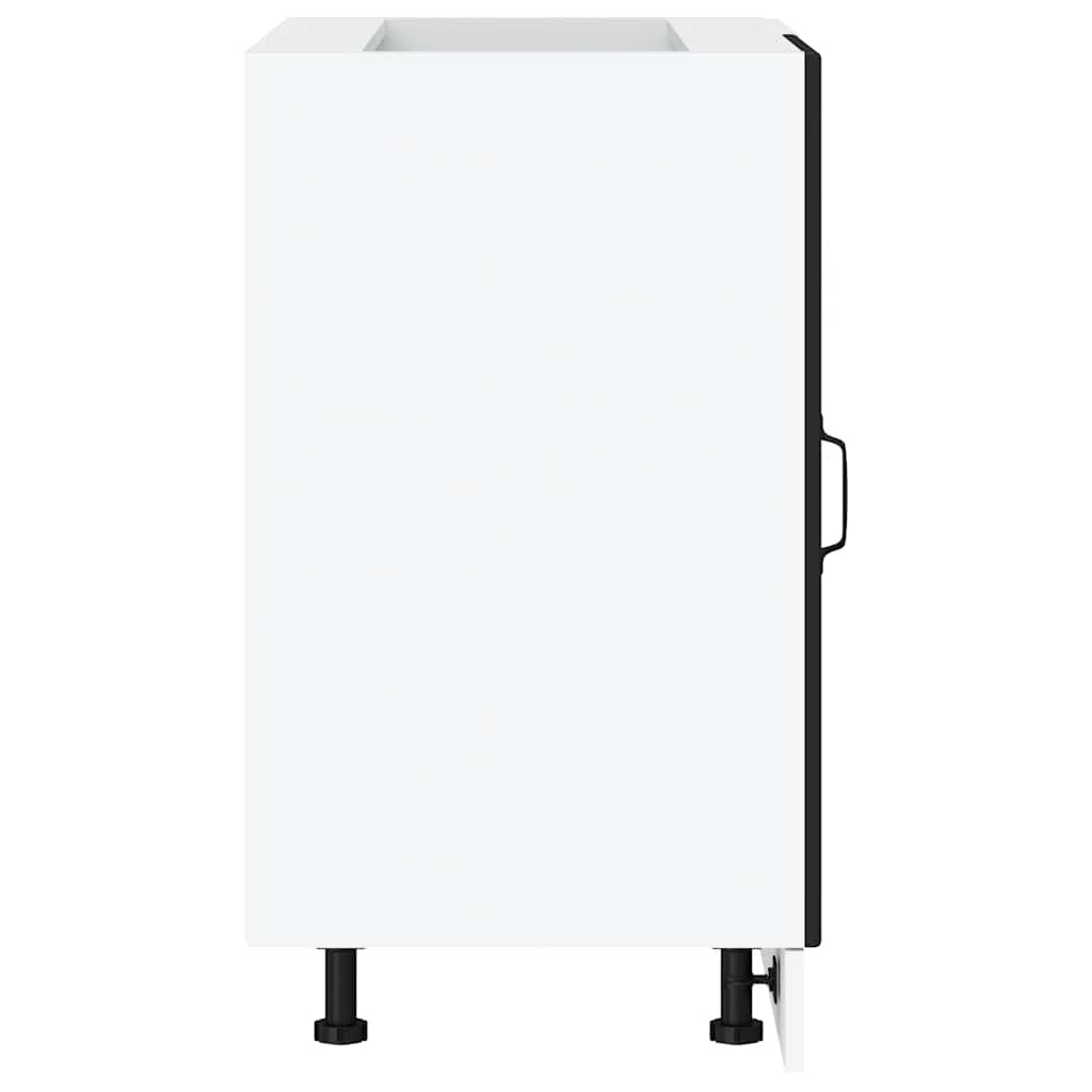 vidaXL Ντουλάπι βάσης νεροχύτη Lyon Μαύρο από Επεξεργασμένο Ξύλο