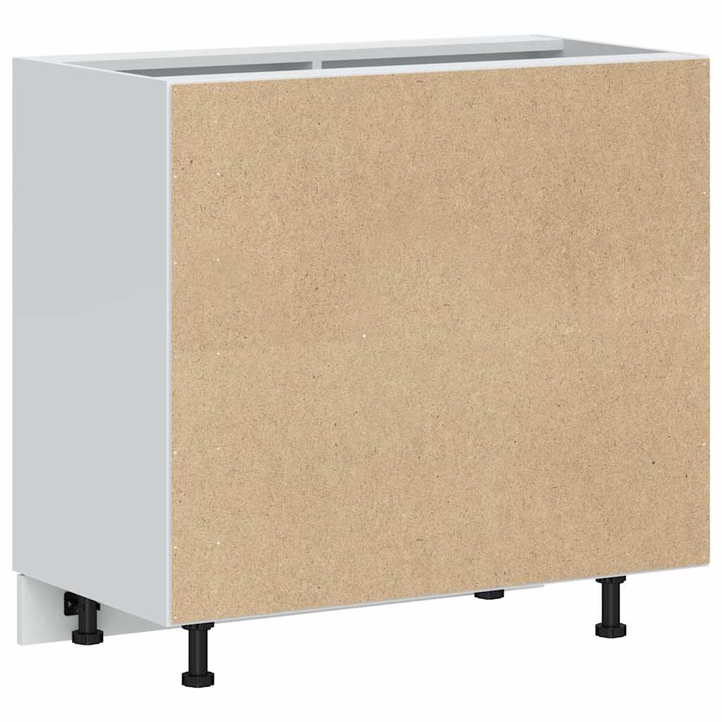 vidaXL Ντουλάπι βάσης νεροχύτη Lyon Μαύρο από Επεξεργασμένο Ξύλο