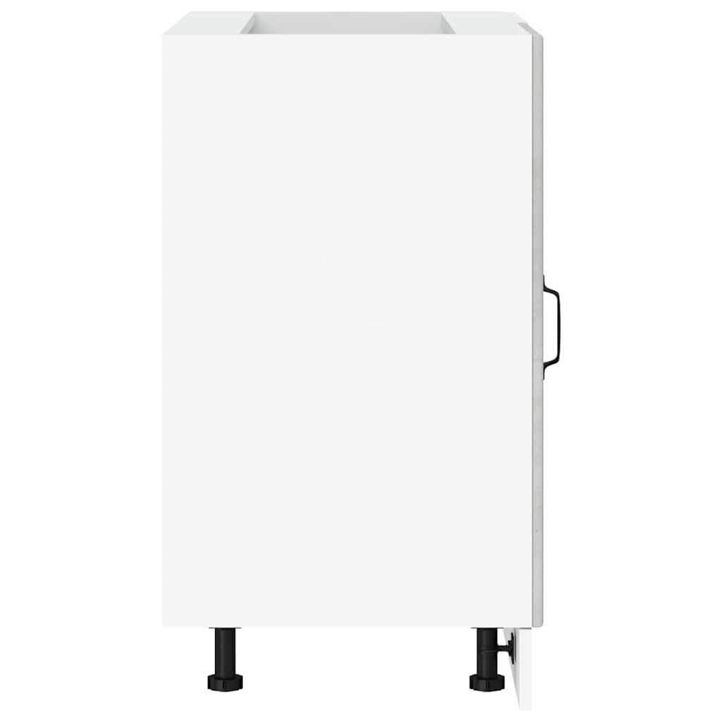 vidaXL Ντουλάπι βάσης νεροχύτη Lyon Γκρι Σκυροδέματος