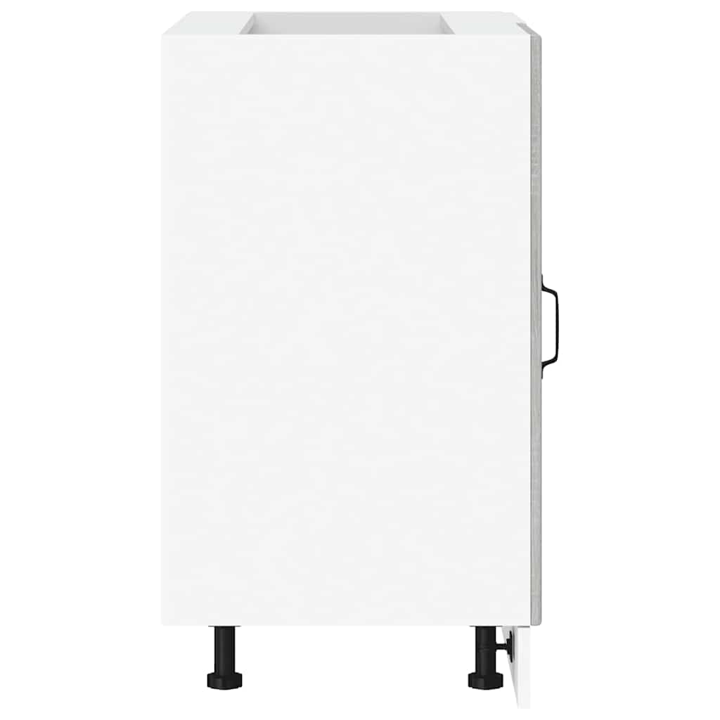 vidaXL Ντουλάπι βάσης νεροχύτη Lyon Γκρι Sonoma από Επεξεργασμένο Ξύλο