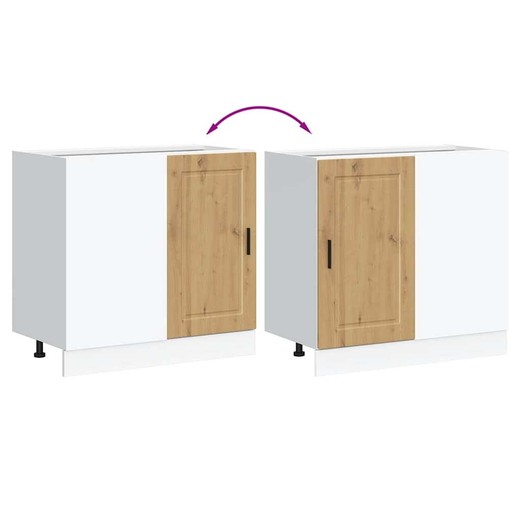 vidaXL ντουλάπι βάσης κουζίνας Porto Δρυς τεχνίτης κατασκευασμένο ξύλο