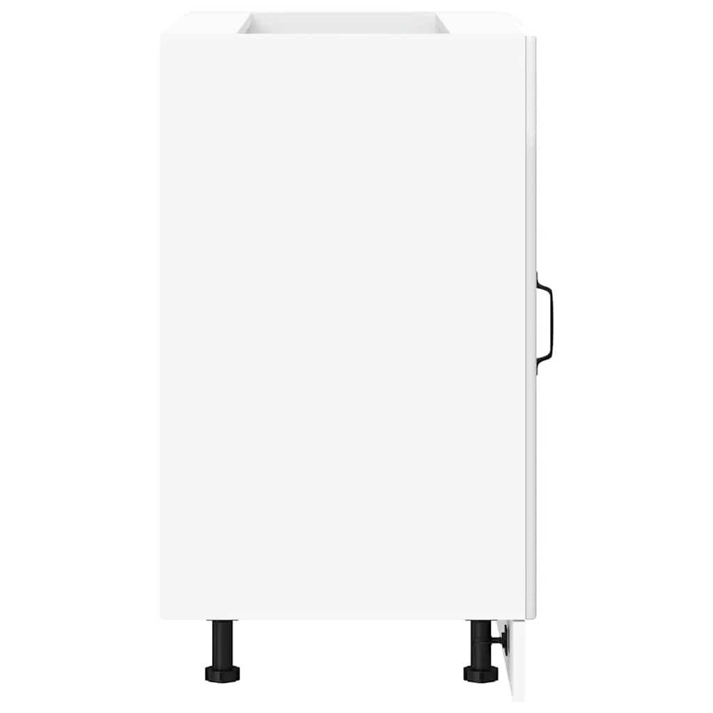 vidaXL Ντουλάπι βάσης νεροχύτη "Lucca" High Gloss White