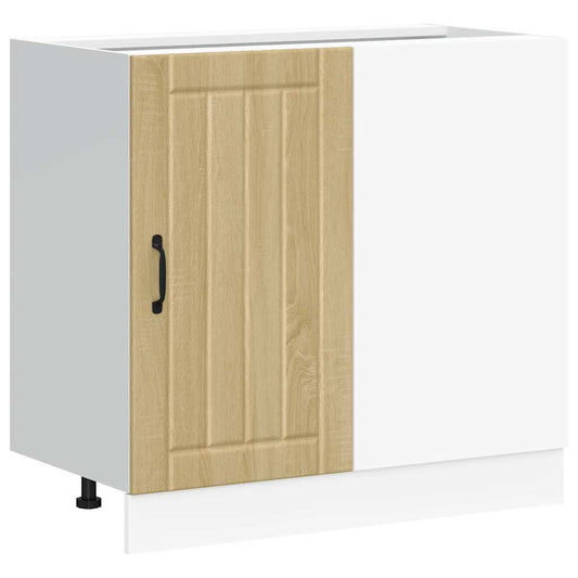 vidaXL Ντουλάπι βάσης νεροχύτη "Lucca" Sonoma Oak Engineered Wood