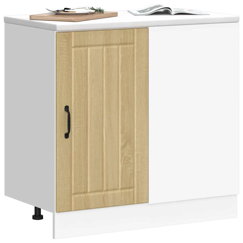 vidaXL Ντουλάπι βάσης νεροχύτη "Lucca" Sonoma Oak Engineered Wood