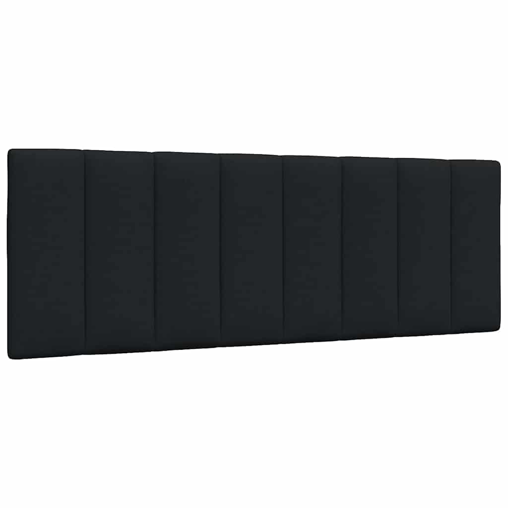 vidaXL Σκελετός Κρεβατιού Χωρίς Στρώμα Μαύρο 140x190 εκ. Υφασμάτινο