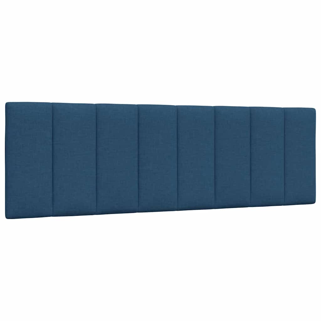 vidaXL Σκελετός Κρεβατιού Χωρίς Στρώμα Μπλε 160x200 εκ.Υφασμάτινο