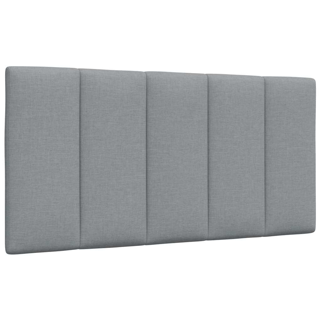 vidaXL Σκελετός Κρεβατιού Χωρίς Στρώμα Hanko Αν. Γκρι 100x200 εκ. Υφασμάτινο