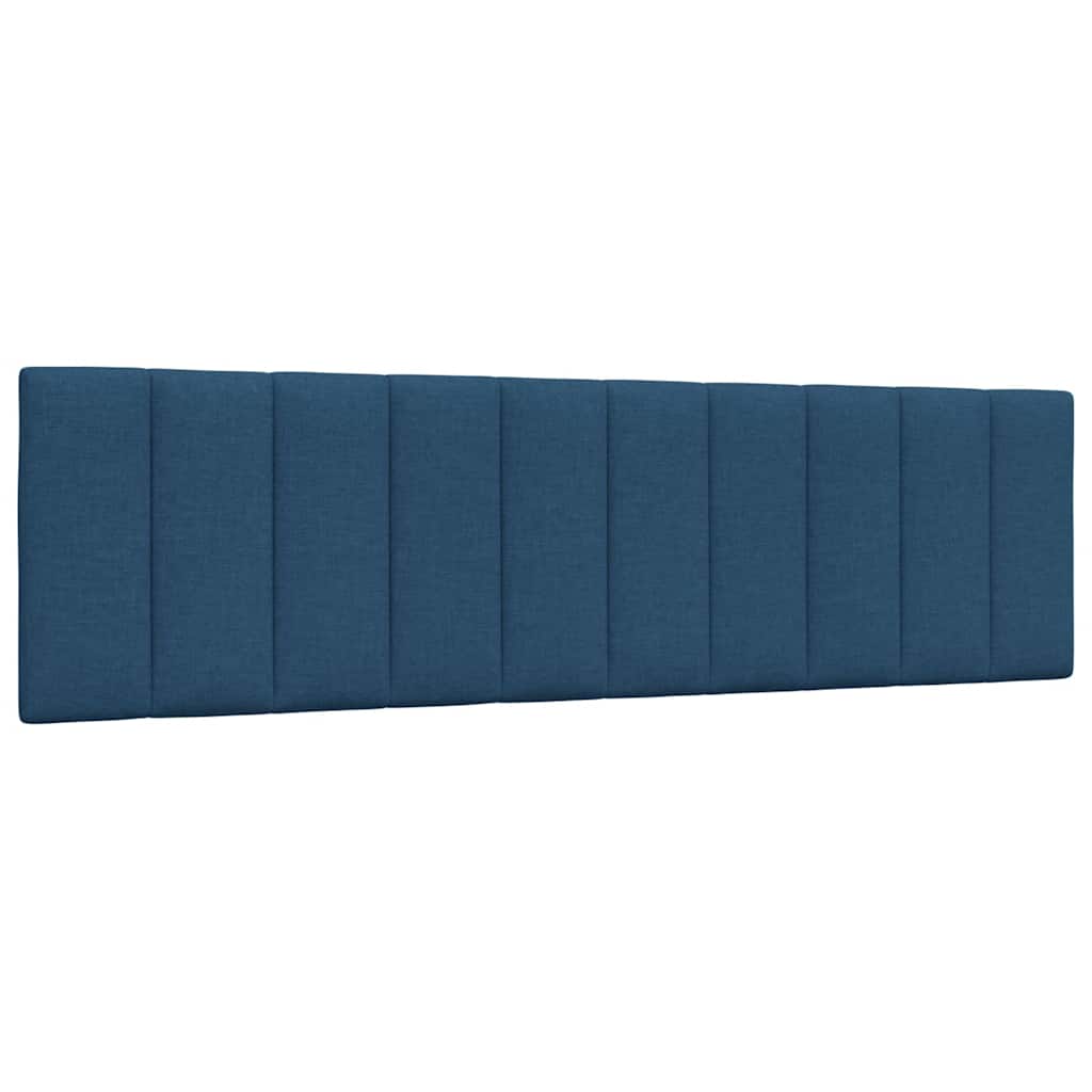 vidaXL Σκελετός Κρεβατιού Χωρίς Στρώμα Hanko Μπλε 180x200 εκ.Υφασμάτινο