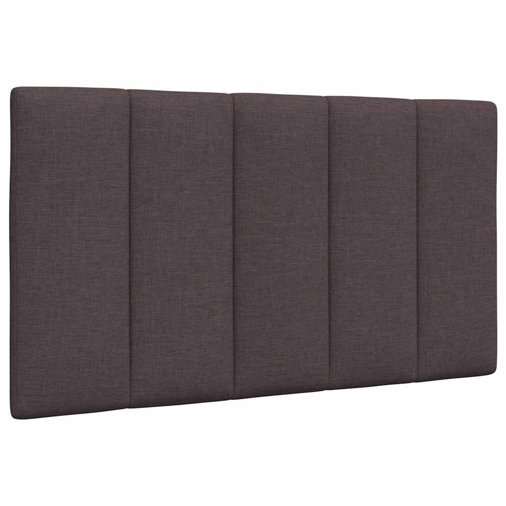 vidaXL Κρεβάτι με Στρώμα Hanko Σκούρο Καφέ 80x200 εκ. Υφασμάτινο
