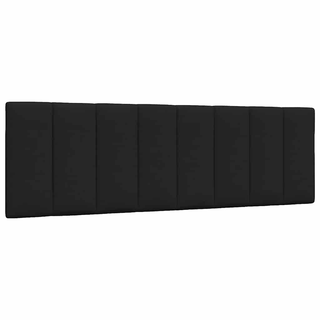 vidaXL Κρεβάτι Μαύρο 160x200 εκ. Υφασμάτινο
