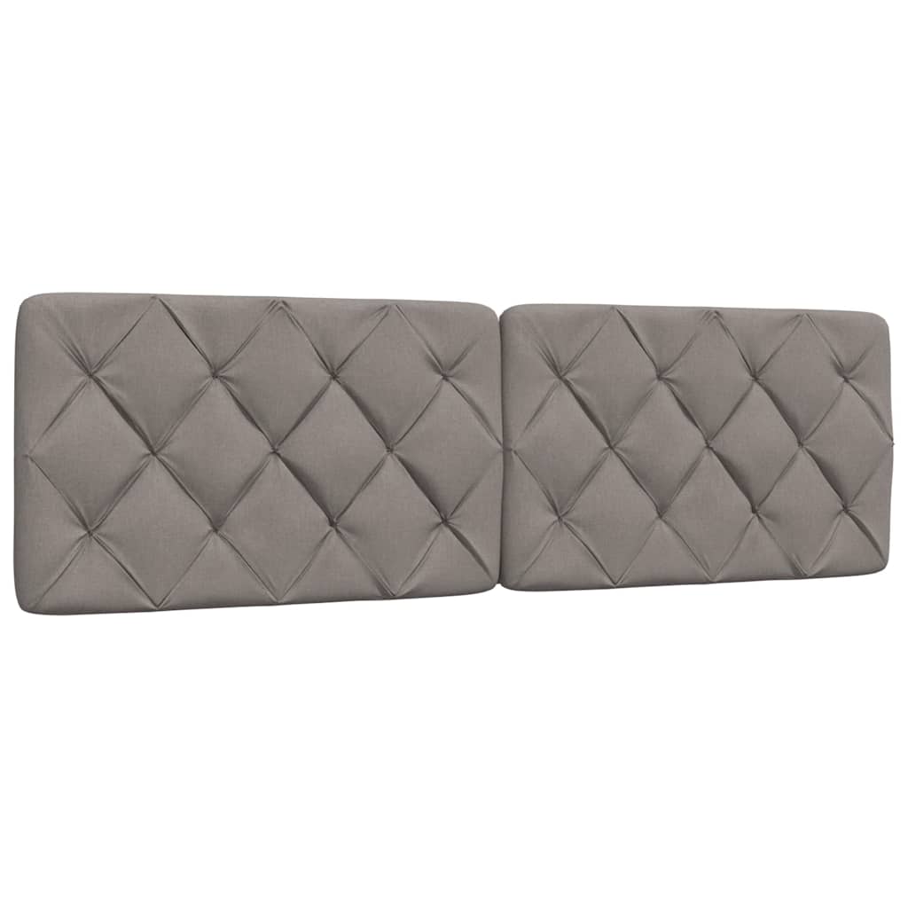 vidaXL Σκελετός Κρεβατιού Χωρίς Στρώμα Taupe 160x200 εκ. Υφασμάτινο