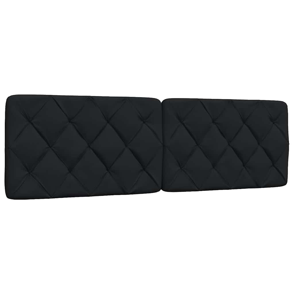 vidaXL Κρεβάτι με Στρώμα Μαύρο 160x200 εκ. Υφασμάτινο