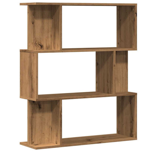 vidaXL Ντουλάπι βιβλίων Artisan Oak 80x24x96 cm Κατασκευασμένο ξύλο