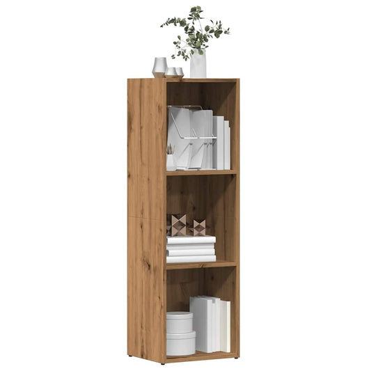 vidaXL Βιβλιοθήκη Artisan Δρυς 36x30x114 εκ. Επεξεργασμένο Ξύλο