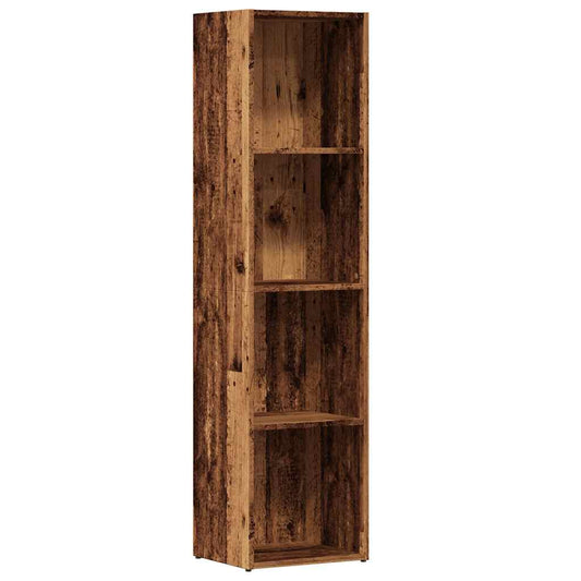 ντουλάπι βιβλίων vidaXL Παλιό ξύλο 36x30x143 cm Κατασκευασμένο ξύλο