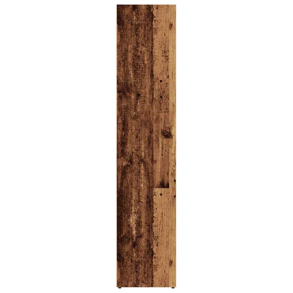 ντουλάπι βιβλίων vidaXL Παλιό ξύλο 36x30x143 cm Κατασκευασμένο ξύλο