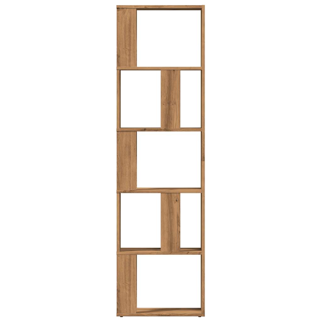 vidaXL Βιβλιοθήκη Artisan Δρυς 45x24x159 εκ. Επεξεργασμένο Ξύλο