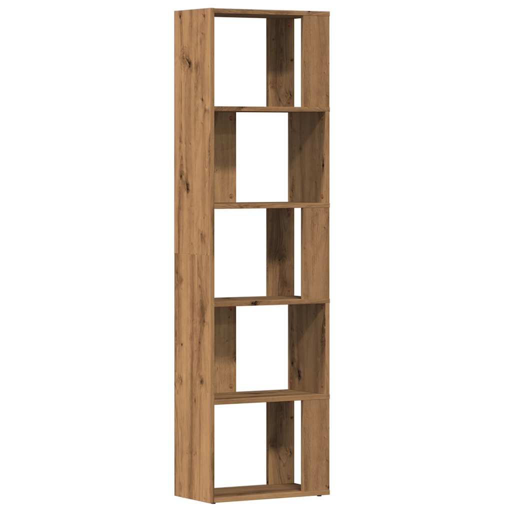 vidaXL Βιβλιοθήκη Artisan Δρυς 45x24x159 εκ. Επεξεργασμένο Ξύλο