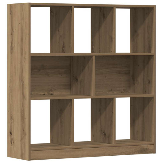 vidaXL Ντουλάπι βιβλίων Artisan Oak 97,5x29,5x100 cm Ξύλο μηχανής