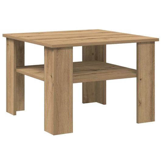 vidaXL Τραπεζάκι σαλονιού Artisan Oak 60x60x42 cm Κατασκευασμένο ξύλο