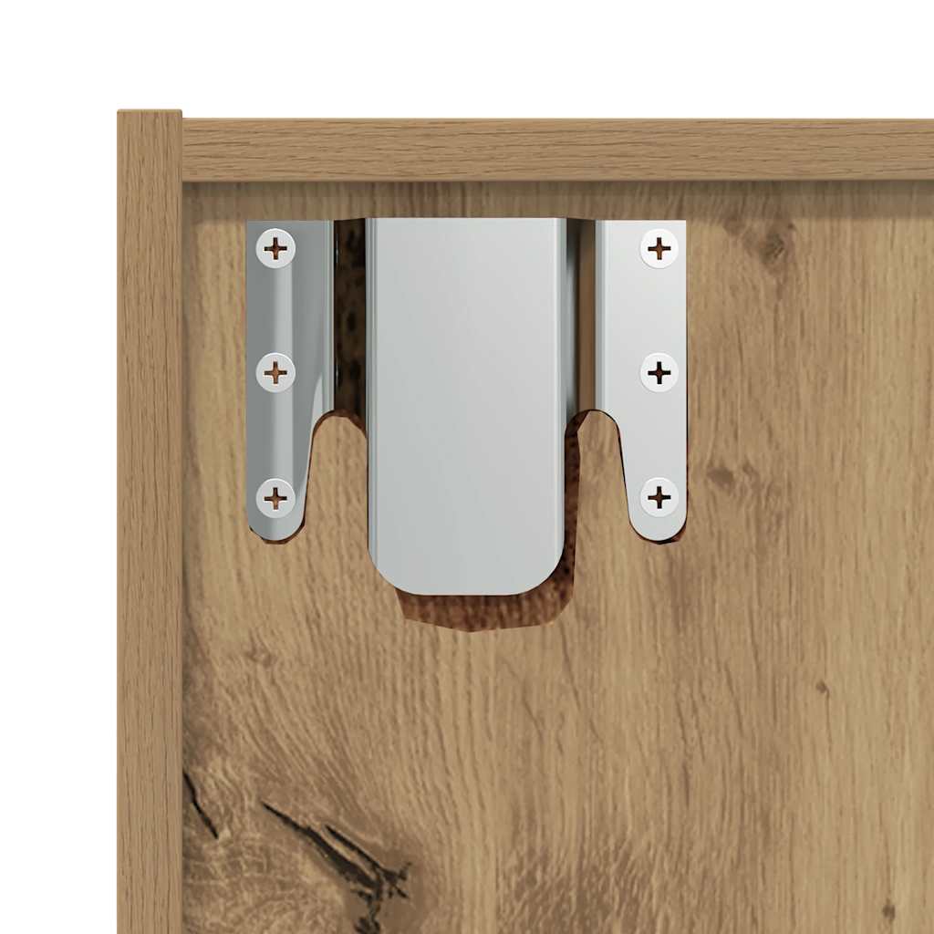 vidaXL Ντουλάπι βιβλίου/ΤV Ντουλάπι Artisan Oak 36x30x143cm