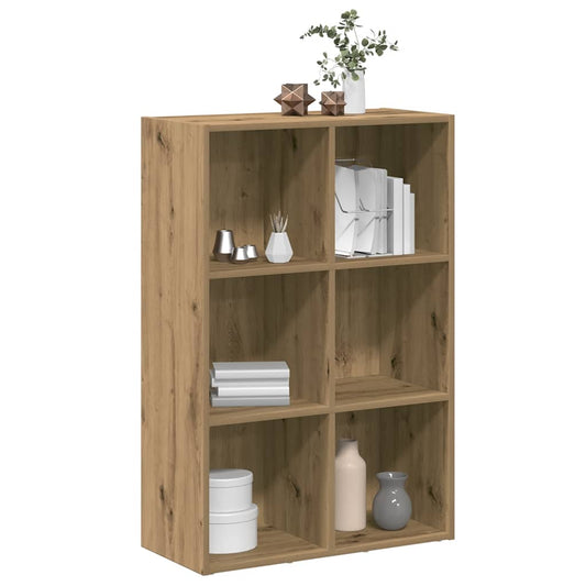 vidaXL Ντουλάπι βιβλίου/Σιδερένιο ντουλάπι Artisan Oak 66x30x98 cm