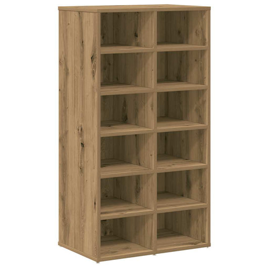 vidaXL Ράφι παπουτσιών Artisan Oak 54x34x100,5 cm Κατασκευασμένο ξύλο