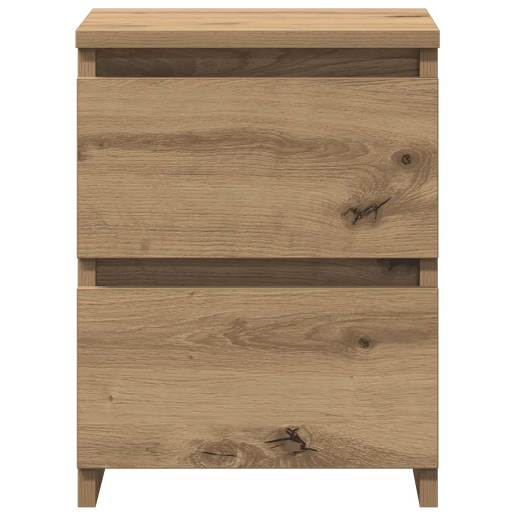 vidaXL Κομοδίνο Αρτισιανή Δρυς 30x30x40 εκ. από Επεξεργασμένο Ξύλο