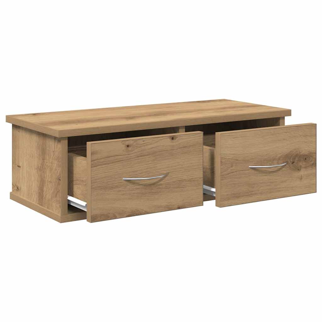 vidaXL Ντουλάπι τοίχου Artisan Oak 60x26x18,5 cm Κατασκευασμένο ξύλο