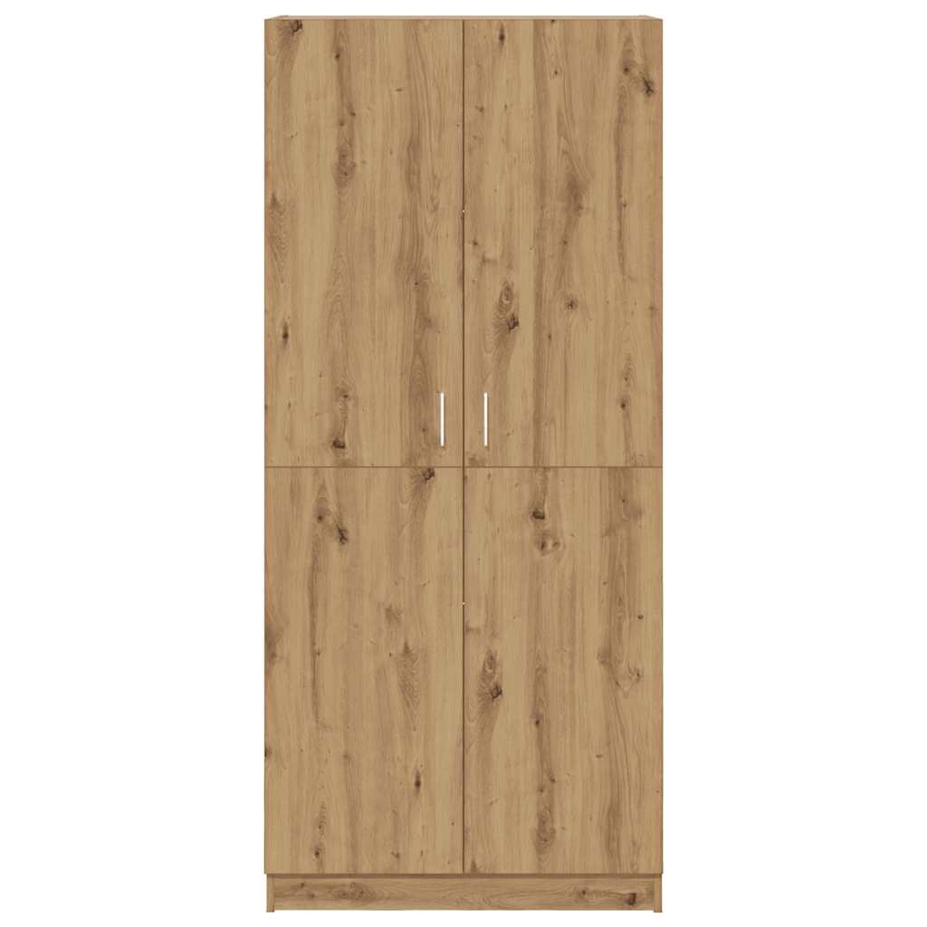 vidaXL Ντουλάπα Τεχνίτης Δρυς 90x52x200 εκ Επεξεργασμένο Ξύλο