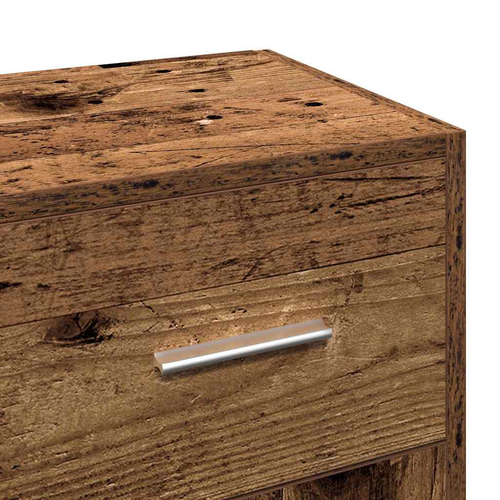 vidaXL Ντουλάπι Παλιό Ξύλο 91x28x75 εκ. από Επεξεργασμένο Ξύλο
