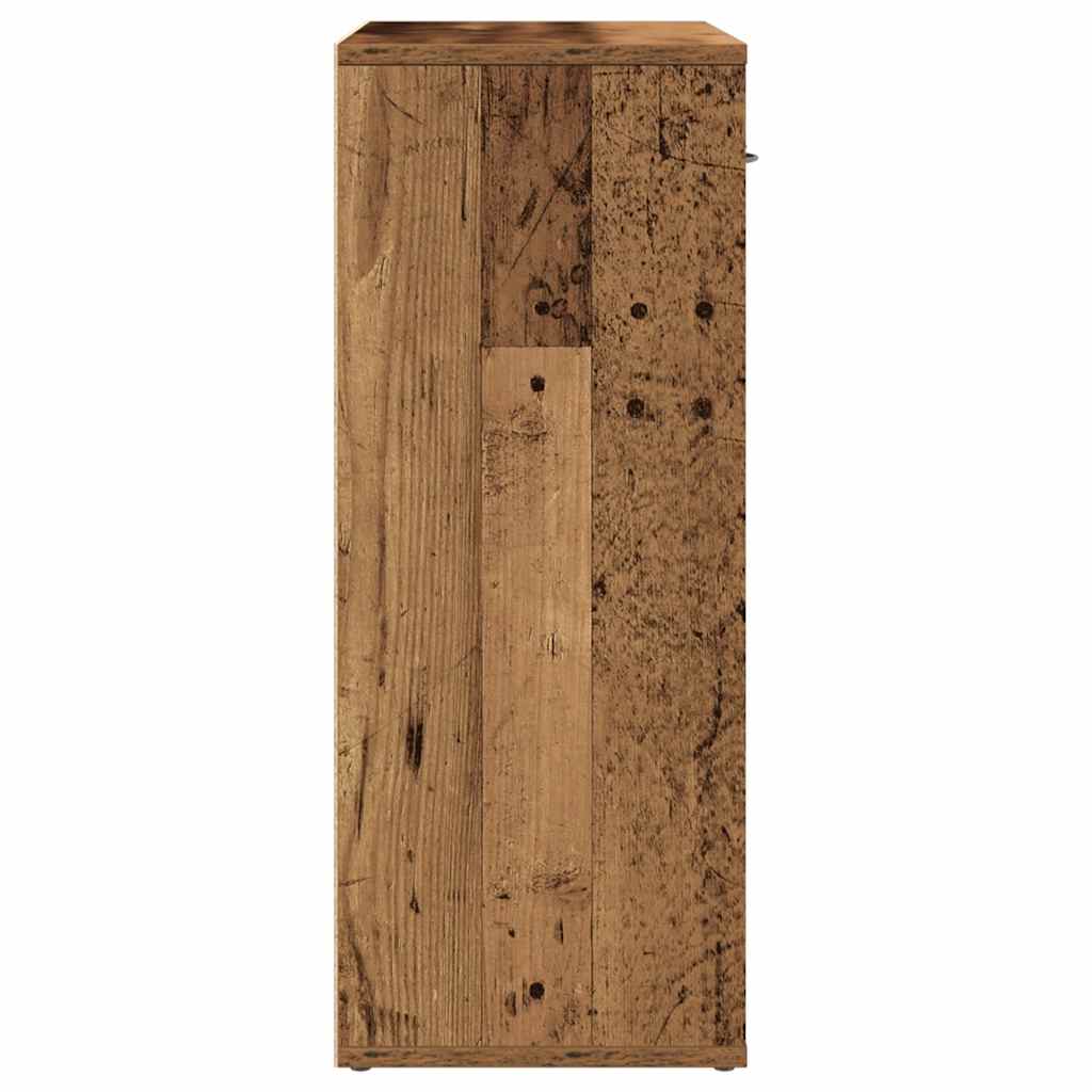 vidaXL Sideboard Παλιό ξύλο 60x30x75 cm Ξύλο μηχανής